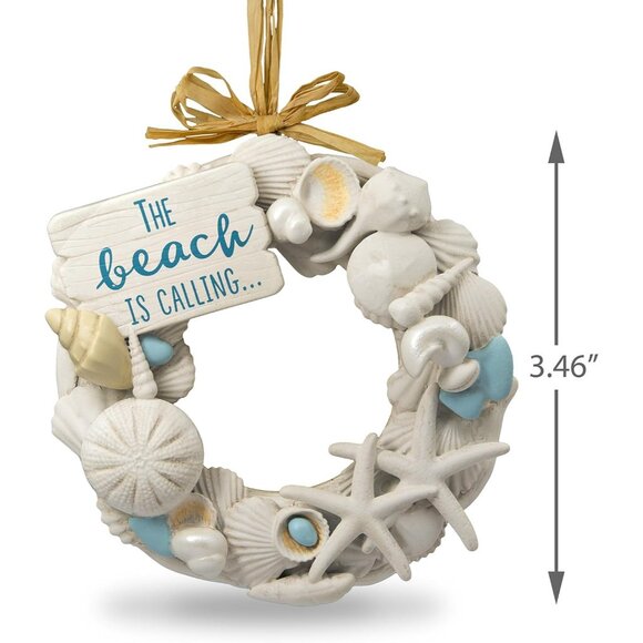 Hallmark Keepsake Christmas Ornament 2018 Year Dated, Seashells A Day at the Bea - Picture 5 of 5